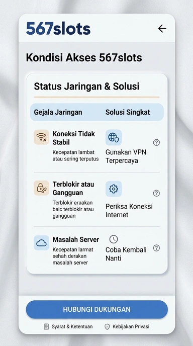 Tampilan link alternatif 567slots